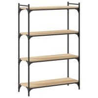 vidaXL B&uuml;cherregal 4 B&ouml;den Sonoma-Eiche 80x30x120 cm Holzwerkstoff