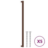 vidaXL Möbelgriffe 5 Stk. Bronzen 480 mm Edelstahl