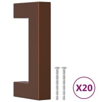 vidaXL Möbelgriffe 20 Stk. Bronzen 64 mm Edelstahl