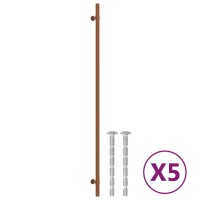 vidaXL M&ouml;belgriffe 5 Stk. Bronzen 480 mm Edelstahl