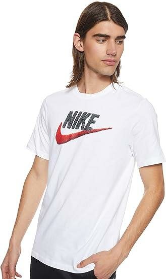 Nike Herren Sportswear Kurzarm-T-Shirt AR4993 100 Wei&szlig; XXL