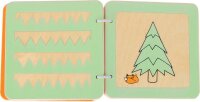 Babybuch "Lex" Holz Babybuch Muster Erkennen Babybuch Kinderbuch