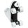 Playlife Roller Skates Classic White, größenverstellbar, Weiß für Kinder, 54mm/80A Rollen, ABEC 5 Kugellager