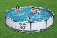 Bestway Steel Pro Max Frame Pool-Set Outdoor mit Filterpumpe 366x76 cm