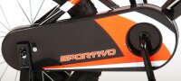 Volare Sportivo Kinderfahrrad - Jungen - 14 Zoll - Neon Orange/Schwarz