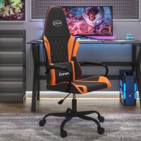 vidaXL Gaming-Stuhl Schwarz und Orange Kunstleder