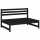 vidaXL 5-tlg. Garten-Lounge-Set Schwarz Massivholz Kiefer