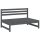 vidaXL 6-tlg. Garten-Lounge-Set Grau Massivholz Kiefer