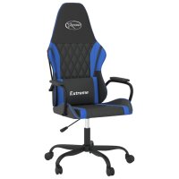 vidaXL Gaming-Stuhl mit Massagefunktion Schwarz und Blau...