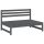 vidaXL 4-tlg. Garten-Lounge-Set Grau Massivholz Kiefer