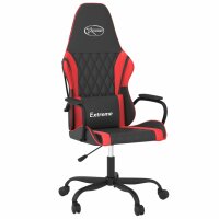 vidaXL Gaming-Stuhl mit Massagefunktion Schwarz und Rot...