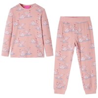 Kinderpyjama mit Langen Ärmeln & Schwan-Motiv...