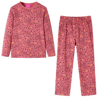 Kinderpyjama mit Langen Ärmeln & Leopard-Motiv...