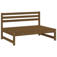 vidaXL 4-tlg. Garten-Lounge-Set Honigbraun Massivholz Kiefer