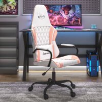 vidaXL Gaming-Stuhl mit Massagefunktion Weiß und...