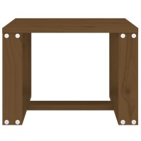 vidaXL Garten-Beistelltisch Honigbraun 40x38x28,5 cm Massivholz Kiefer