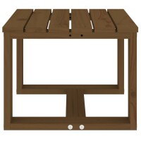 vidaXL Garten-Beistelltisch Honigbraun 40x38x28,5 cm Massivholz Kiefer