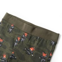 Kinderpyjama mit Langen &Auml;rmeln Fuchsninja-Motiv Khaki 92