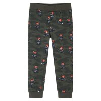 Kinderpyjama mit Langen &Auml;rmeln Fuchsninja-Motiv Khaki 92