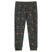 Kinderpyjama mit Langen &Auml;rmeln Fuchsninja-Motiv Khaki 92