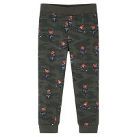 Kinderpyjama mit Langen &Auml;rmeln Fuchsninja-Motiv Khaki 116