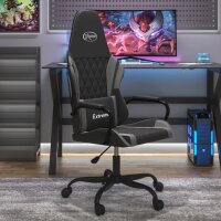 vidaXL Gaming-Stuhl mit Massagefunktion Schwarz und Grau...