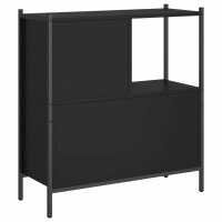 vidaXL B&uuml;cherregal Schwarz 72x28x77,5 cm Holzwerkstoff