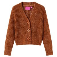 Kinder-Strickjacke Cognac 140