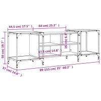 vidaXL TV-Schrank R&auml;uchereiche 153x37x50 cm Holzwerkstoff