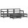 vidaXL 5-tlg. Garten-Lounge-Set Grau Massivholz Kiefer