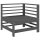 vidaXL 9-tlg. Garten-Lounge-Set Grau Massivholz Kiefer