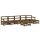 vidaXL 7-tlg. Garten-Lounge-Set Honigbraun Massivholz Kiefer