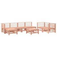 vidaXL 8-tlg. Garten-Lounge-Set Massivholz Douglasie