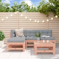 vidaXL 5-tlg. Garten-Lounge-Set Massivholz Douglasie