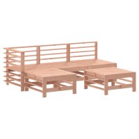 vidaXL 5-tlg. Garten-Lounge-Set Massivholz Douglasie