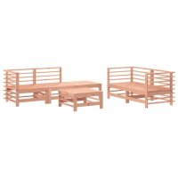 vidaXL 6-tlg. Garten-Lounge-Set Massivholz Douglasie