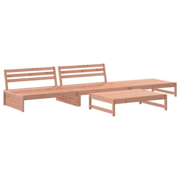 vidaXL 4-tlg. Garten-Lounge-Set Massivholz Douglasie