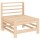 vidaXL 6-tlg. Garten-Lounge-Set Massivholz Kiefer