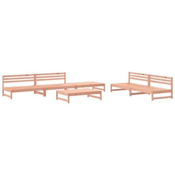 vidaXL 6-tlg. Garten-Lounge-Set Massivholz Douglasie