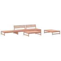 vidaXL 5-tlg. Garten-Lounge-Set Massivholz Douglasie