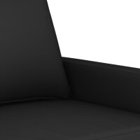 vidaXL 2-Sitzer-Sofa Schwarz 120 cm Samt