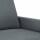 vidaXL 3-Sitzer-Sofa Dunkelgrau 180 cm Samt