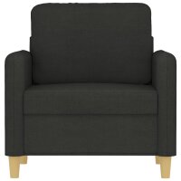 vidaXL Sessel Schwarz 60 cm Stoff