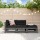 vidaXL 3-tlg. Garten-Lounge-Set Grau Massivholz Kiefer