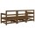 vidaXL 3-tlg. Garten-Lounge-Set Honigbraun Massivholz Kiefer