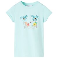 Kinder-T-Shirt Hellblau 92