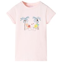 Kinder-T-Shirt Zartrosa 104