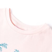 Kinder-T-Shirt Zartrosa 128