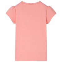 Kinder-T-Shirt Korallenrosa 128