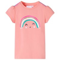 Kinder-T-Shirt Korallenrosa 104